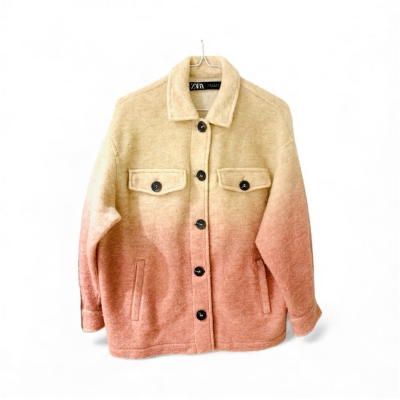 Zara Jackets & Blazers - Zara ombré Shacket